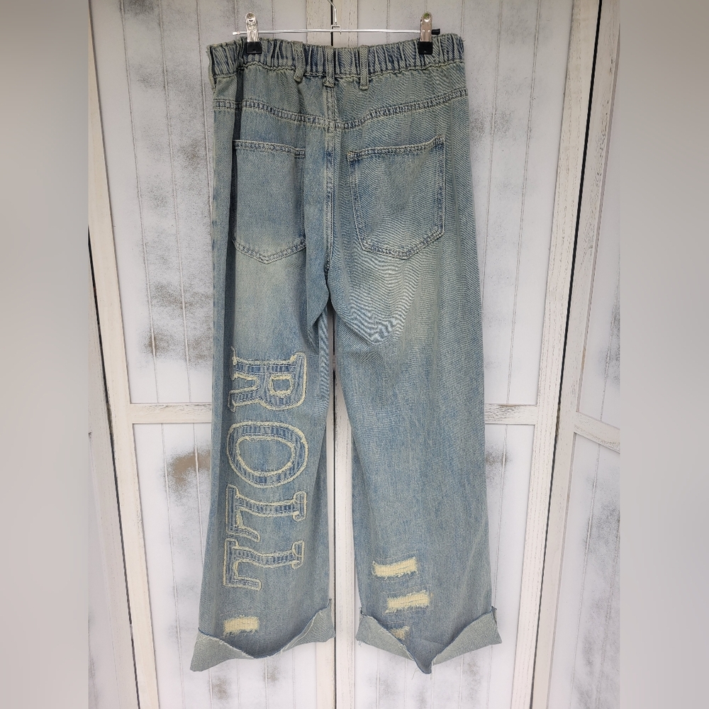 Oli & Hali Rock N Roll Jeans Large - Picture 2 of 6
